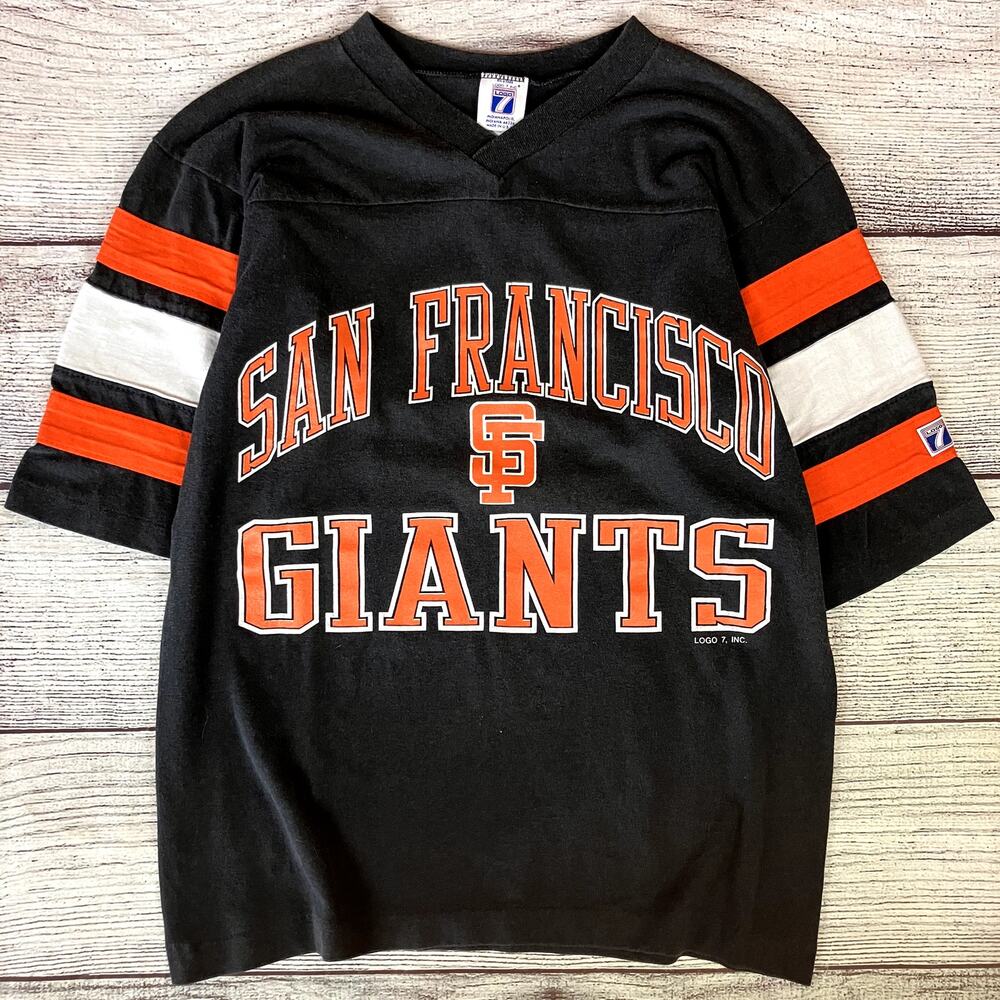 Vintage 1990s San Francisco Giants Logo 7 Baseball T-shirt
